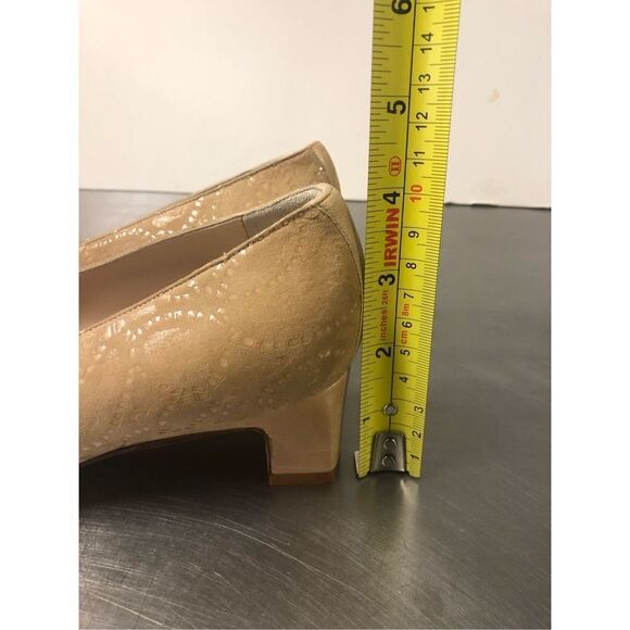 Attica Smart Women’s Italian Tan Pump Heels Size EU 37 (6.5) - Picture 6 of 11